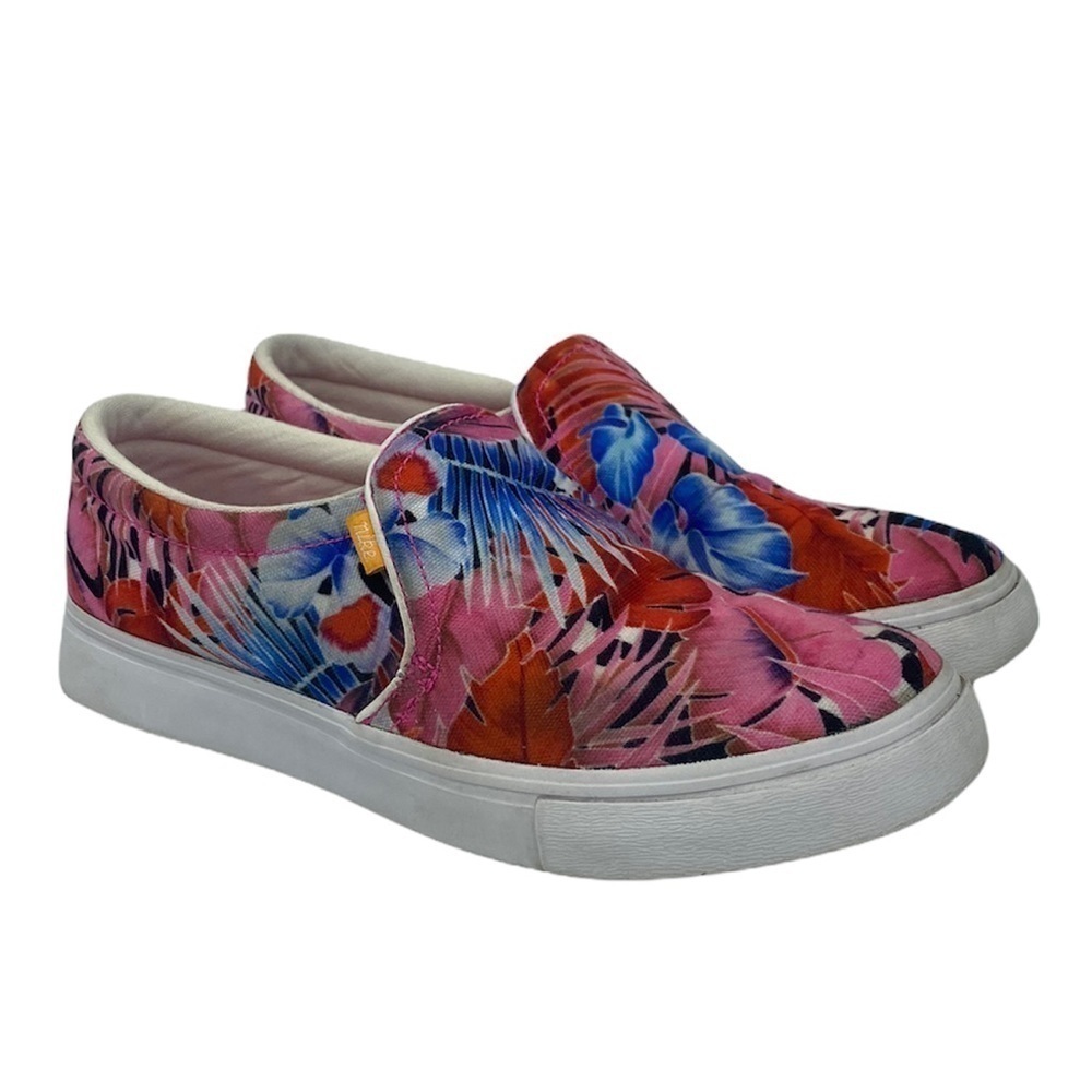 NIKE Court Royale AC Slip-on ‘Laser Fuchsia’ Floral Fashion Sneakers
